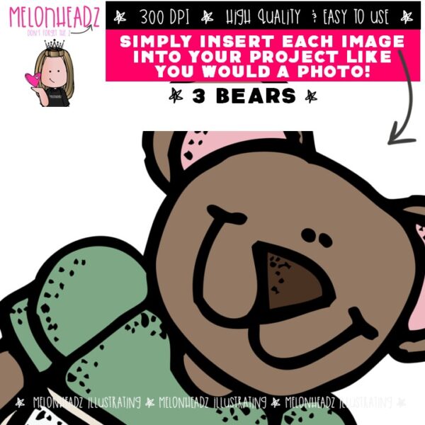3 Bears clip art, Goldilocks, Literature, Book Companion COMBO PACK ...