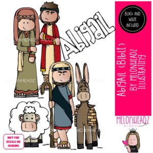 Abigail clip art, Bible clip art Mini