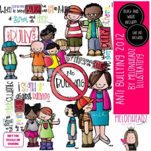 Anti Bullying clip art, Be Kind clip art COMBO PACK