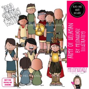 Army of Helaman clip art, Stripling Warriors clip art, LDS clip art Mini