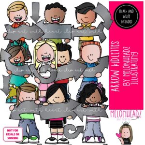 Arrow Kidlettes clip art, Arrow clip art COMBO PACK