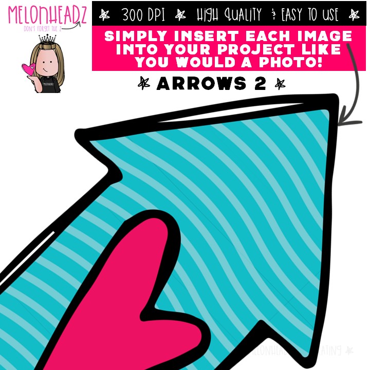 Arrows clip art 2, Point clip art COMBO PACK - Image 3
