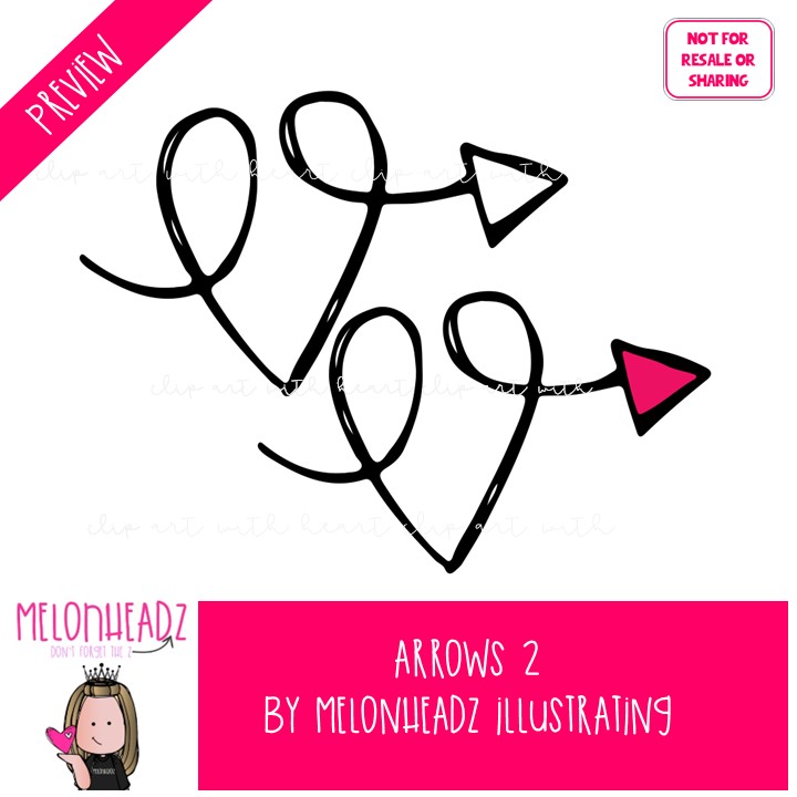 Arrows clip art 2, Point clip art COMBO PACK - Image 2