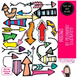Arrows clip art, Point clip art COMBO PACK