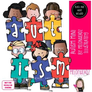 Autism clip art, Differently Abled clip art Mini