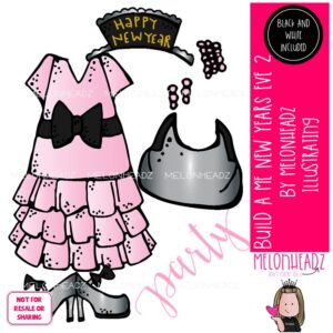 Build a Me clip art 2, New Years Eve Mini