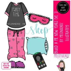 Build A Me clip art 3, New Years Mini