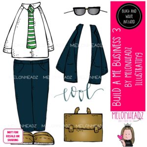 Build A Me Man 3 clip art, Business Mini