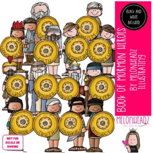 Book of Mormon Heroes clip art, LDS, prophets COMBO PACK