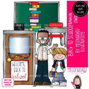 Back to School clip art, Franklin Lewis clip art Mini