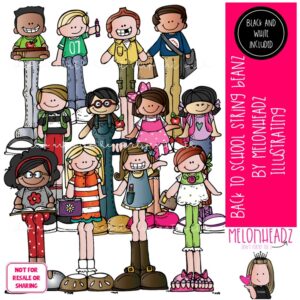 Back to School clip art, String Beanz COMBO PACK