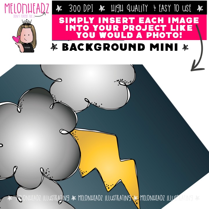 Background clip art, Sky clip art, Space clip art Mini - Image 3