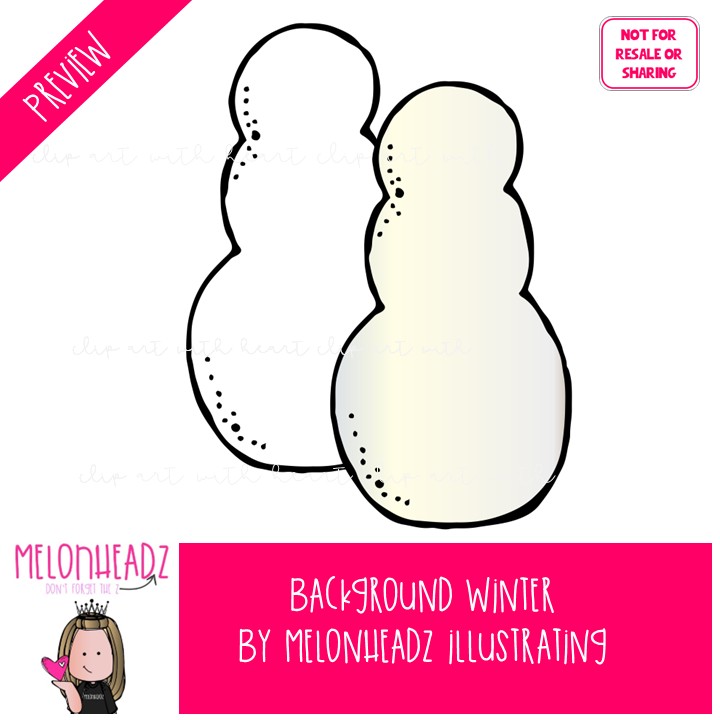Background clip art, Winter clip art COMBO PACK - Image 2