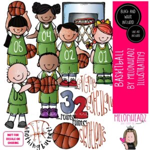 Basketball clip art, sport COMBO PACK