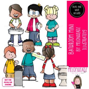 Bathroom clip art, hygiene Mini