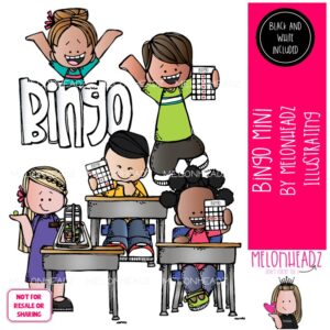 Bingo clip art, game, play Mini