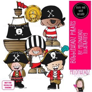 Pirates clip art, Bobbleheadz Mini