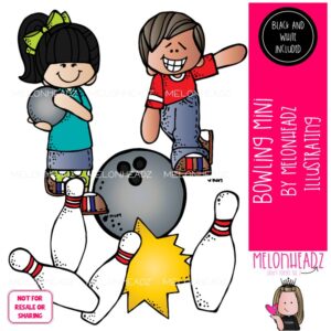 Bowling clip art, sport Mini