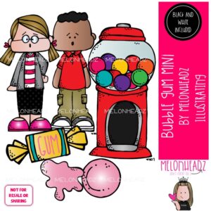 Bubble Gum clip art, blowing, machine Mini