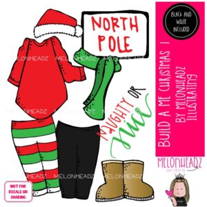 Build a Me clip art 1, Christmas Mini