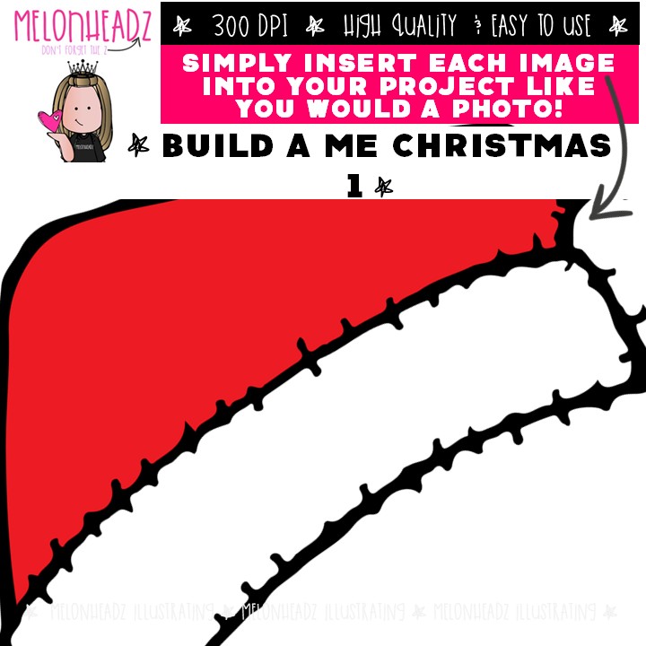 Build a Me clip art, Christmas clip art Set 1 Mini - Image 3