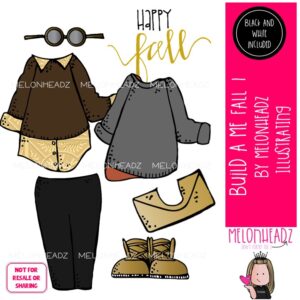 Build a Me clip art 1, Fall Min