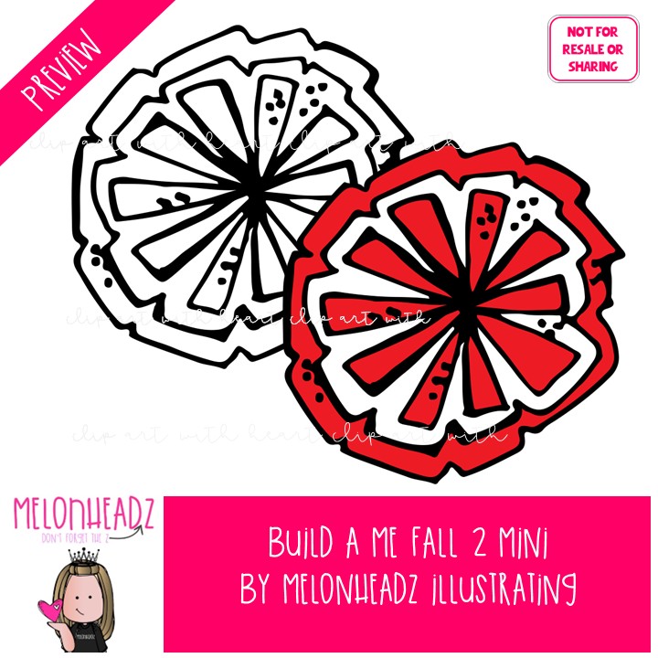 Build a Me clip art 2, Fall Mini - Image 2