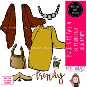 Build a Me clip art 4, Fall Mini