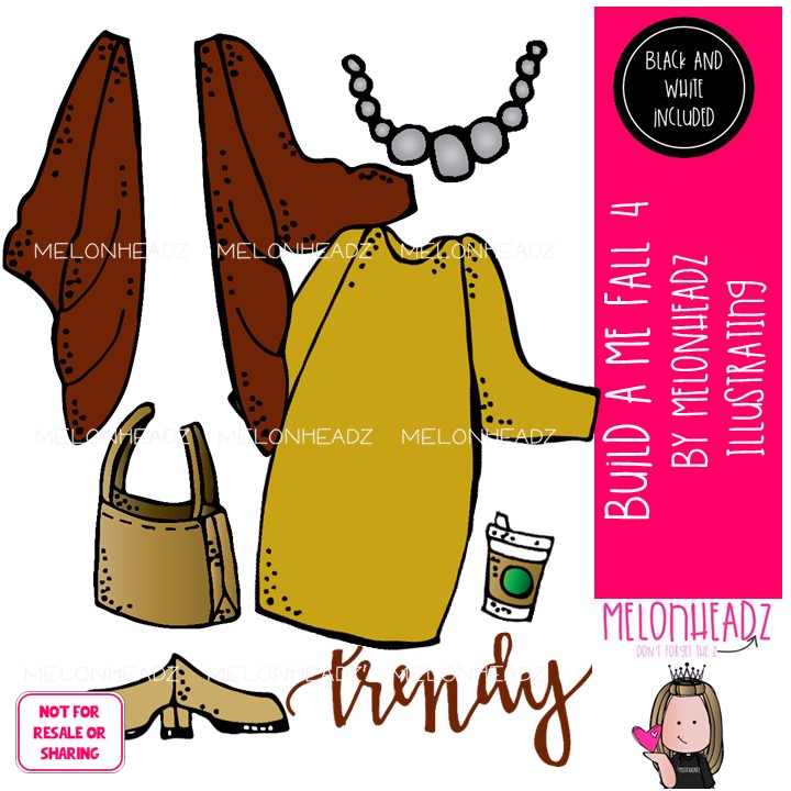 Build a Me clip art 4, Fall Mini