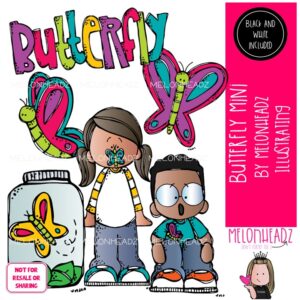 Butterfly clip art, insect, bug Mini