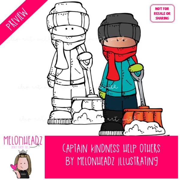 Captain Kindness clip art, Help others, service, superhero Mini ...