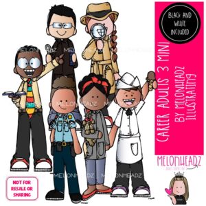 Career 3 clip art, Adults, occupation, job Mini