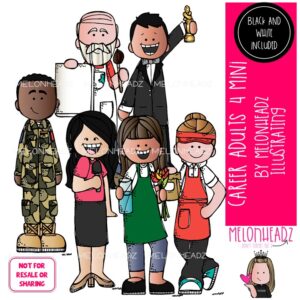 Career 4 clip art, Adults, occupation, job Mini