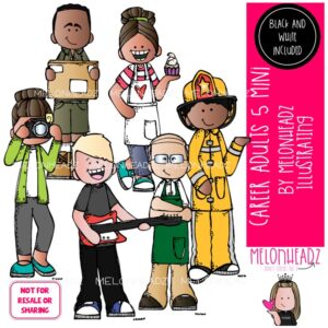 Career 5 clip art, Adults, occupation, job Mini