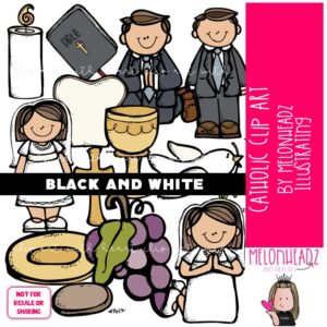 Catholic Stuff clip art, religious, cross LINE ART and BLACK AND WHITE