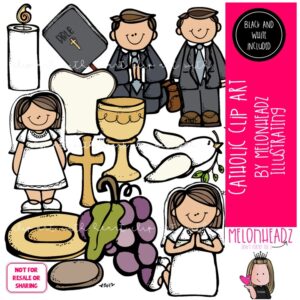 Catholic Stuff clip art, religious, cross COMBO PACK