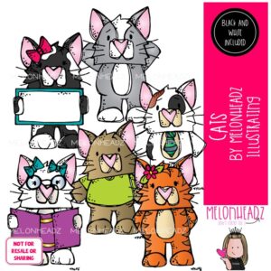 Cats clip art, pet, animal Mini