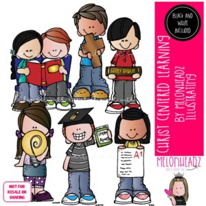 Christ Centered Learning Clip Art, LDS, Christian Mini