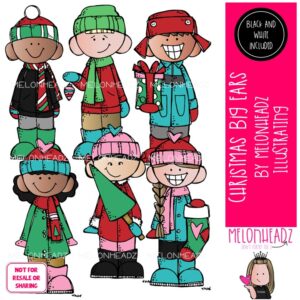 Christmas clip art - Big Ears - Mini