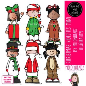 Christmas Kidlettes clip art 2019, Costume clip art, Santa clip art Mini