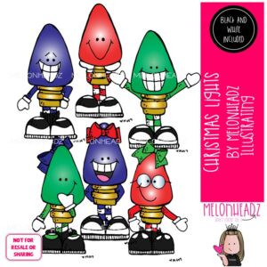 Christmas Lights clip art, Light Bulb clip art Mini