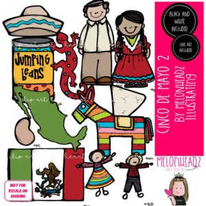 Cinco de Mayo 2 clip art, Fiesta, pinata COMBO PACK
