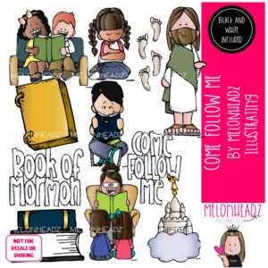 Come follow Me clip art LDS clip art Jesus clip art COMBO PACK