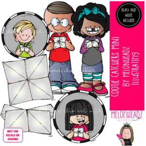Cootie Catchers clip art, fortune teller, play Mini
