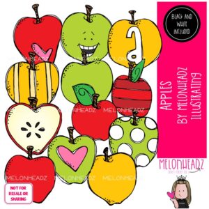 Apples clip art, Fruit clip art, Food clip art COMBO PACK