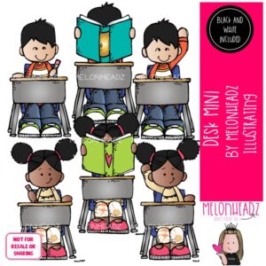 Desk clip art clip art, School clip art, Student clip art Mini