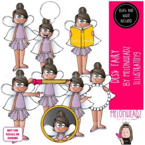 Desk Fairy clip art, classroom, fairy Mini