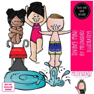 Diving clip art, sport, swimming Mini