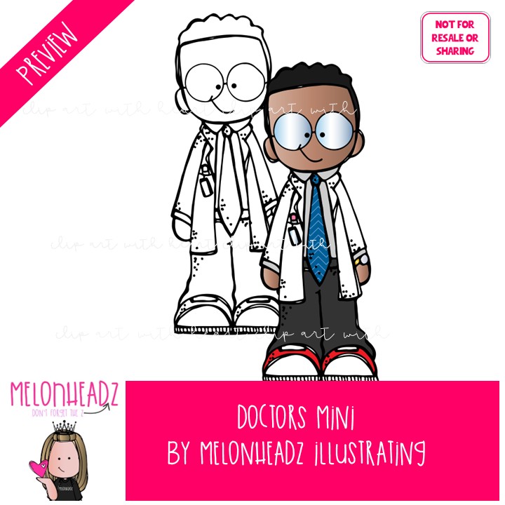 Doctors clip art, Medical clip art, Surgeon clip art Mini - Image 2