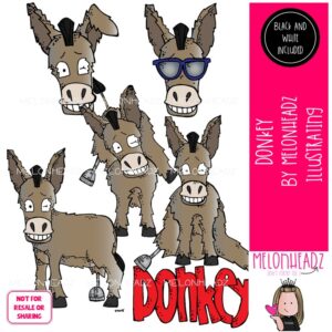 Donkey clip art, Literature, Book Companion Mini